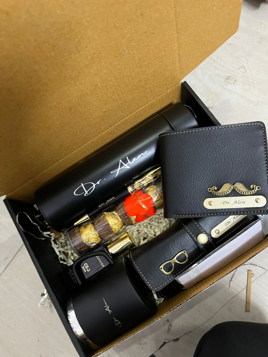 Nexon leather hamper