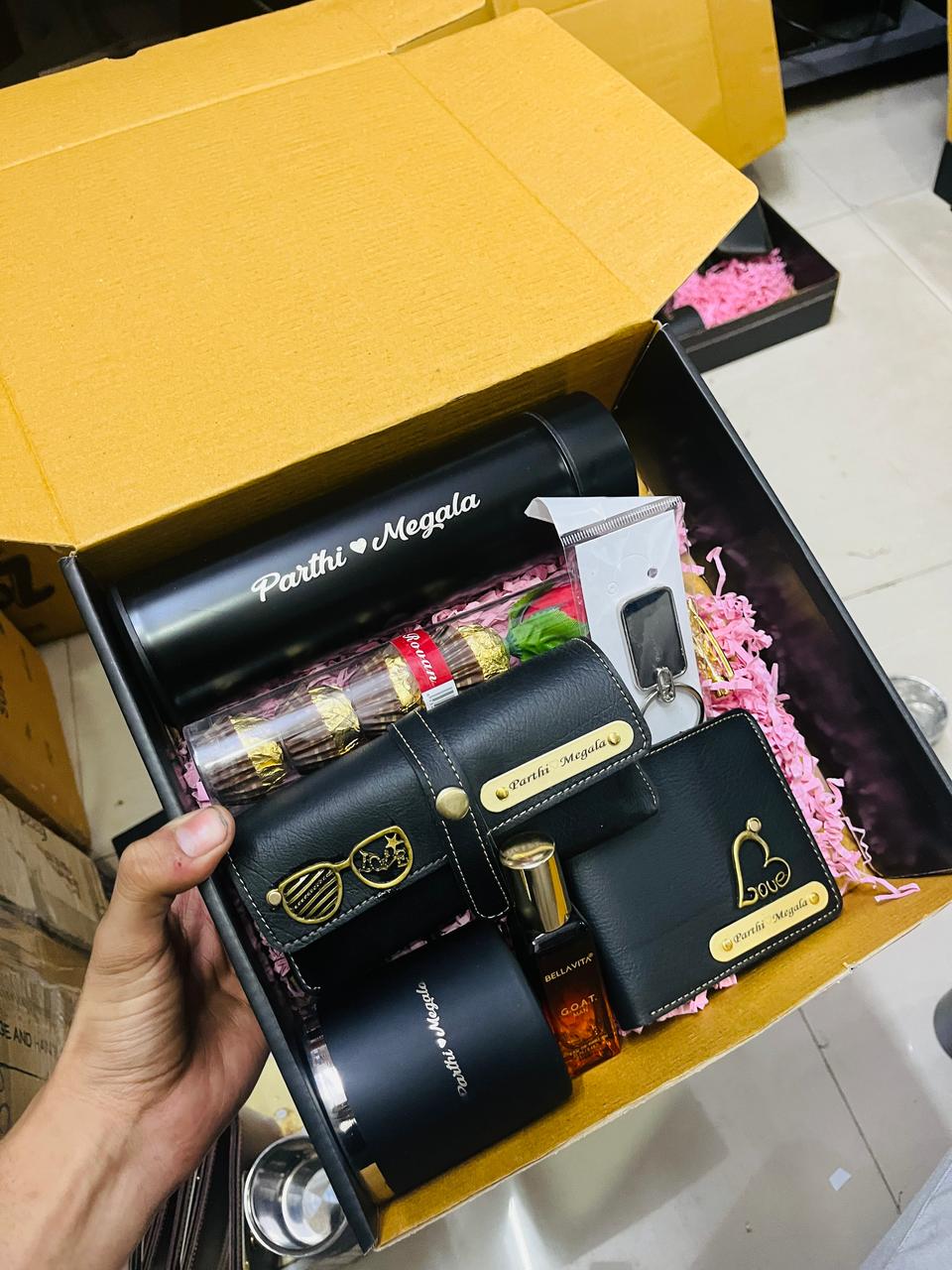 Nexon leather hamper