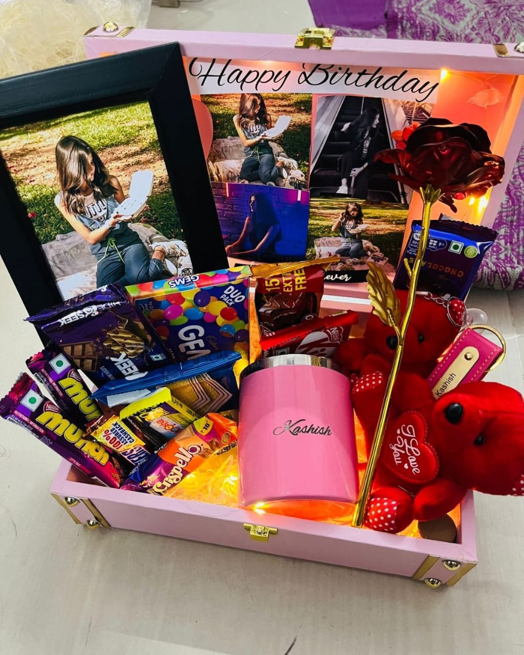 Women trunk box hamper