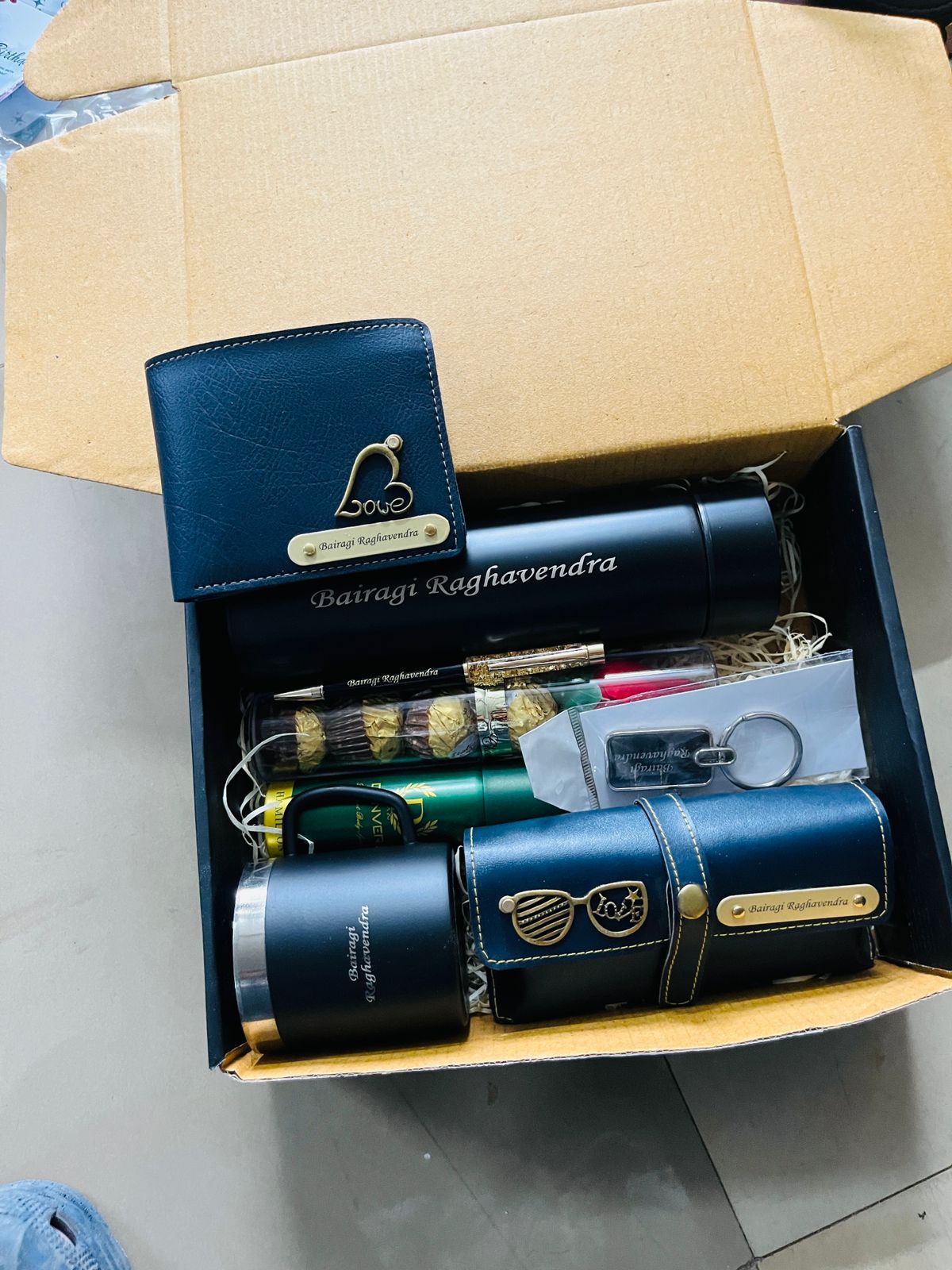 Nexon leather hamper